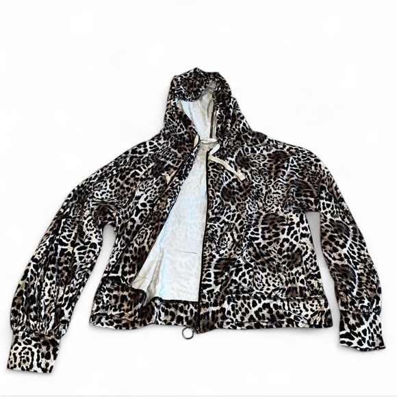 Love Riche Animal Print boutique Hoodie size small - Picture 6 of 8